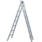Ficha técnica e caractérísticas do produto Escada de Alumínio Extensível 2x7 Mor