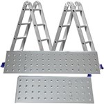 Ficha técnica e caractérísticas do produto Escada Multifuncional 4x4 16 Degraus MOR com Plataforma em Aço