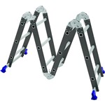 Ficha técnica e caractérísticas do produto Escada Multifuncional Aço 4x3 12 Degraus 5135 - Mor