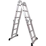 Ficha técnica e caractérísticas do produto Escada Multifuncional de Aluminio 4X3 BR HOME - Bracol