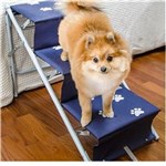 Ficha técnica e caractérísticas do produto Escada Rampa Dobrável para Cães e Gatos Tubline Azul
