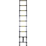 Ficha técnica e caractérísticas do produto Escada Telescópica Alumínio 2,6 Metros