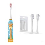 Ficha técnica e caractérísticas do produto Escova Dental Infantil Elétrica Girafa Refis Extra Hc082 - Multilaser