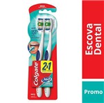 Ficha técnica e caractérísticas do produto Escova Dental Macia Colgate 360 - 02 Unidades