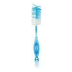 Ficha técnica e caractérísticas do produto Escova Limpa Mamadeira e Bico 2 em 1 Soft Clean Azul - Multikids