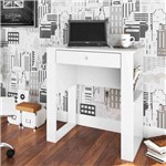Ficha técnica e caractérísticas do produto Escrivaninha Alta com Gaveta Pequena Branca Lilies Móveis