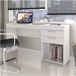 Ficha técnica e caractérísticas do produto Escrivaninha 2 Gavetas Office Notável Móveis Branco
