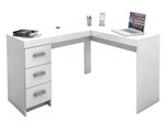 Escrivaninha/Mesa de Computador 3 Gavetas - Politorno Fênix 1184 BCO