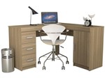 Escrivaninha/Mesa para Computador 1 Porta - 3 Gavetas - Politorno Bariloche
