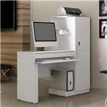 Ficha técnica e caractérísticas do produto Escrivaninha Office ValdeMóveis Branco CestaPlus