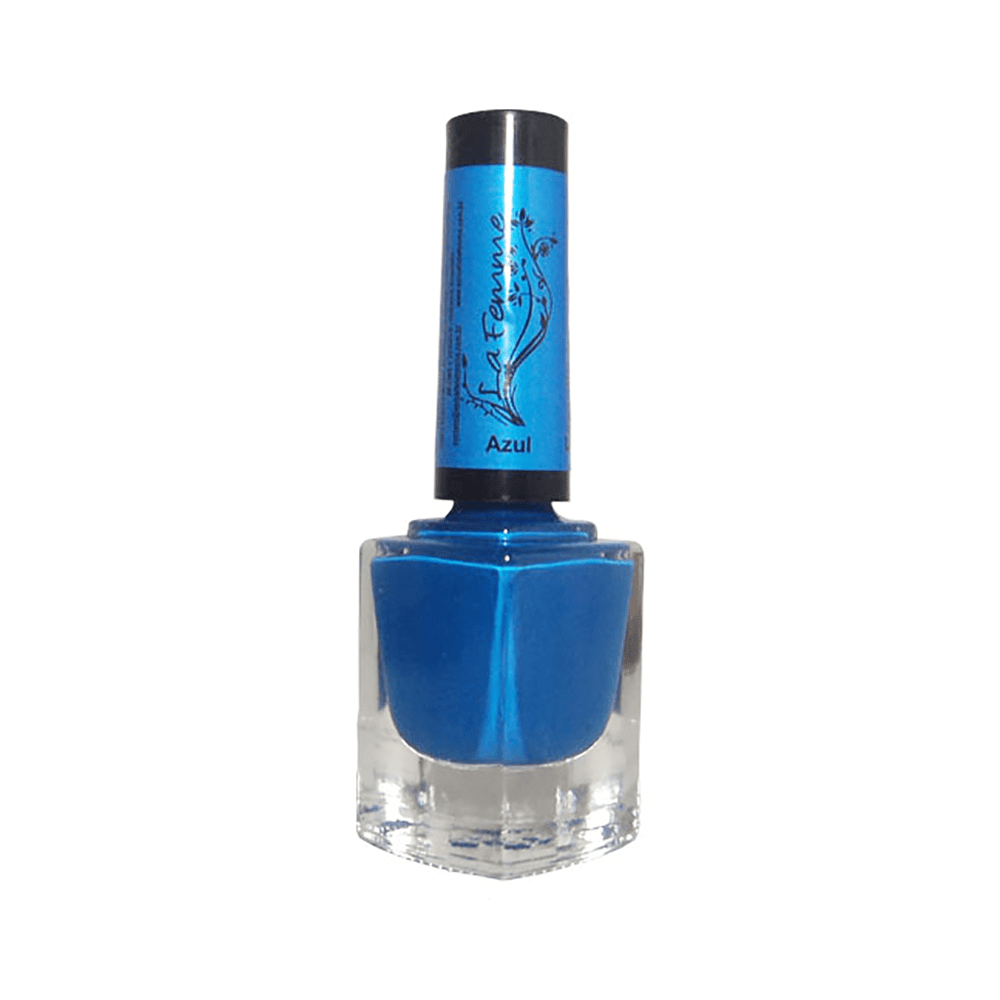 Ficha técnica e caractérísticas do produto Esmalte La Femme Carimbo Nail Art Azul Cremoso