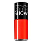 Ficha técnica e caractérísticas do produto Esmalte Maybelline Color Show - Esmalte Maybelline Vibrant Orange 240