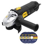 Ficha técnica e caractérísticas do produto Esmerilhadeira Hammer 710w 220 V com 03 Discos de Corte Aço Hammer