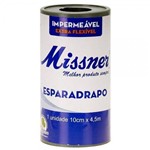Ficha técnica e caractérísticas do produto Esparadrapo Impermeável 10cm x 4,5m Branco - Missner