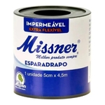 Ficha técnica e caractérísticas do produto Esparadrapo Impermeável 5cm x 4,5m Branco - Missner