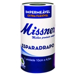 Ficha técnica e caractérísticas do produto Esparadrapo impermeável Branco Missner 10cm x 4,5 m 12 un.