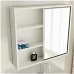 Ficha técnica e caractérísticas do produto Espelheira de Banheiro 22 Quadrada 60 Cm - Branco