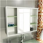Ficha técnica e caractérísticas do produto Espelheira de Banheiro 22 Retangular 80 Cm - Verde Musgo