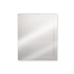 Ficha técnica e caractérísticas do produto Espelheira em Aço Inox 40x50cm - PRATA