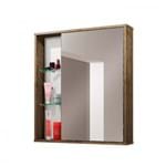 Ficha técnica e caractérísticas do produto Espelheira para Banheiro 1 Porta Miami Móveis Bechara Madeira Rústica