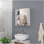 Ficha técnica e caractérísticas do produto Espelheira para Banheiro 1 Porta Nancy Móveis Bechara Branco