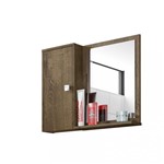 Ficha técnica e caractérísticas do produto Espelheira para Banheiro 1 Porta 2 Prateleiras Gênova Móveis Bechara Madeira Rústica