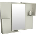 Ficha técnica e caractérísticas do produto Espelheira para Banheiro 1575 (60x78x12cm) Branco - Tomdo