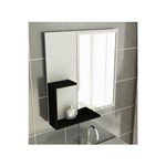 Ficha técnica e caractérísticas do produto Espelheira para Banheiro Modelo 23 60 Cm Tomdo - Preto