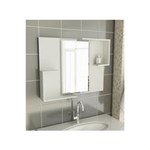Ficha técnica e caractérísticas do produto Espelheira para Banheiro Modelo 23 80 Cm Tomdo - Branco