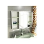 Ficha técnica e caractérísticas do produto Espelheira para Banheiro Modelo 22 80 Cm Tomdo - Verde Claro