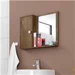 Ficha técnica e caractérísticas do produto Espelheira para Banheiro Móveis Bechara Gênova Madeira Rústica