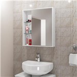 Ficha técnica e caractérísticas do produto Espelheira para Banheiro Móveis Bechara Miami 1 Porta Branca