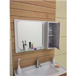 Ficha técnica e caractérísticas do produto Espelheira para Banheiro Style 80 Branco