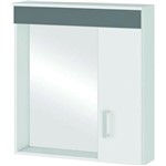 Ficha técnica e caractérísticas do produto Espelheira Turim Cinza Grey 63 X 15 X 60 Cm Espelho para Banheiro
