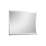Ficha técnica e caractérísticas do produto Espelheira Yes Mdf Branco 50x80cm - Bumi Móveis