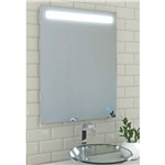 Ficha técnica e caractérísticas do produto Espelho 80x60 C/ Iluminação Led e Botão Touch Screen | Ideal Banheiro Camarim Sala Maquiagem Quarto