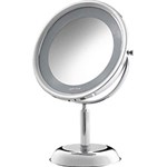 Ficha técnica e caractérísticas do produto Espelho Cosmético de Mesa com Iluminação e Lente de Aumento - Gardie Royale Lux - CrysBel