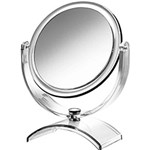 Ficha técnica e caractérísticas do produto Espelho Cosmético de Mesa com Lente Aumento - Miroir - CrysBel