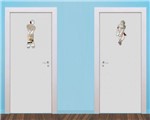 Ficha técnica e caractérísticas do produto Espelho de Acrílico Decorativo Toilette Masculino e Feminino - Viniko