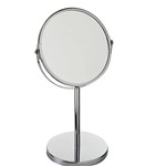 Ficha técnica e caractérísticas do produto Espelho de Aumento Dupla Face - Cromado - Mor