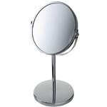 Ficha técnica e caractérísticas do produto Espelho de Aumento Dupla Face Rotação de 360 Graus 8481 Mor