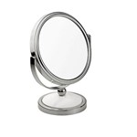 Ficha técnica e caractérísticas do produto Espelho de Mesa com Aumento Dupla Face Classic - Mor 8483