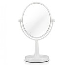 Ficha técnica e caractérísticas do produto Espelho de Bancada Dupla Face - Branco - Jacki Design