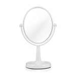Ficha técnica e caractérísticas do produto Espelho de Bancada Dupla Face Branco Jacki Design