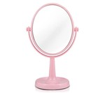 Ficha técnica e caractérísticas do produto Espelho de Bancada Dupla Face Jacki Design - Rosa