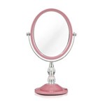 Ficha técnica e caractérísticas do produto Espelho de Bancada Rosa