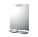 Espelho de Banheiro com Iluminação Retangular 50x72cm Pratic Cris Metal
