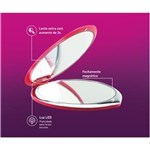 Ficha técnica e caractérísticas do produto Espelho de Bolsa com Led Color Mirror - Relaxbeauty - Rb-El1277