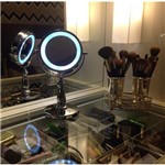 Espelho de Mesa com Luz Led Metal Penteadeira Luxo