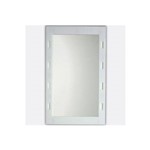 Ficha técnica e caractérísticas do produto Espelho de Parede com Moldura Vazada 60x45cm Branco